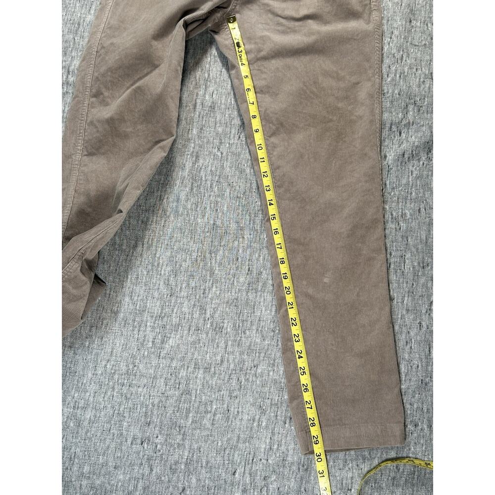 Vuori Optimist Corduroy Pants Mens Medium Relaxed Fit Walnut Athleisure V440 - Picture 14 of 16